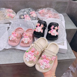 FORM TO Dép Quai Hậu Siêu Nhẹ Eva Đi Được 2 Kiểu Charm Melody nổi cực xinh K211