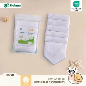 Khăn Sữa DOKMA Sợi Tre, Kháng Khuẩn 3 Lớp, 4 Lớp, Khăn Muslin 2 lớp