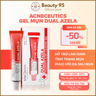 Gel ACNECEUTICS Dual Azela hỗ trợ Làm Giảm Và Ngăn Ngừa Mụn, Thâm Đen 20gram