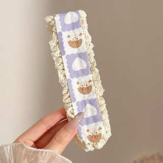 Băng Đô Miếng Dán Tóc Velcro Magic Dán Hoa Dễ Thương Thời Trang Hàn Quốc - Phụ Kiện Tóc