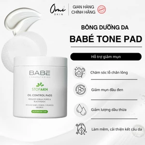 Tone Pad BABÉ STOP AKN OIL CONTROL Bông Dưỡng Da Và Cân Bằng Lượng Dầu Trên Da