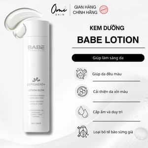 Lotion Babé Depigment Lotion Glow sáng da, giảm thâm và đốm nâu