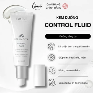 Kem Dưỡng Dưỡng Sáng Mờ Thâm Nám BABE DEPIGMENT+ Control Fluid 40ml