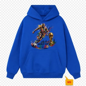 ÁO HOODIE OVERSIZE UNISEX "WORLD CUP 2026" CHAMPION EDITION – THIẾT KẾ THỜI TRANG THEO GU RIÊNG CỦA B