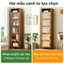 Tủ sách chống bụi cửa acrylic chống ẩm chống nấm mốc dễ lắp ráp phù hợp với phòng khách/phòng ngủ