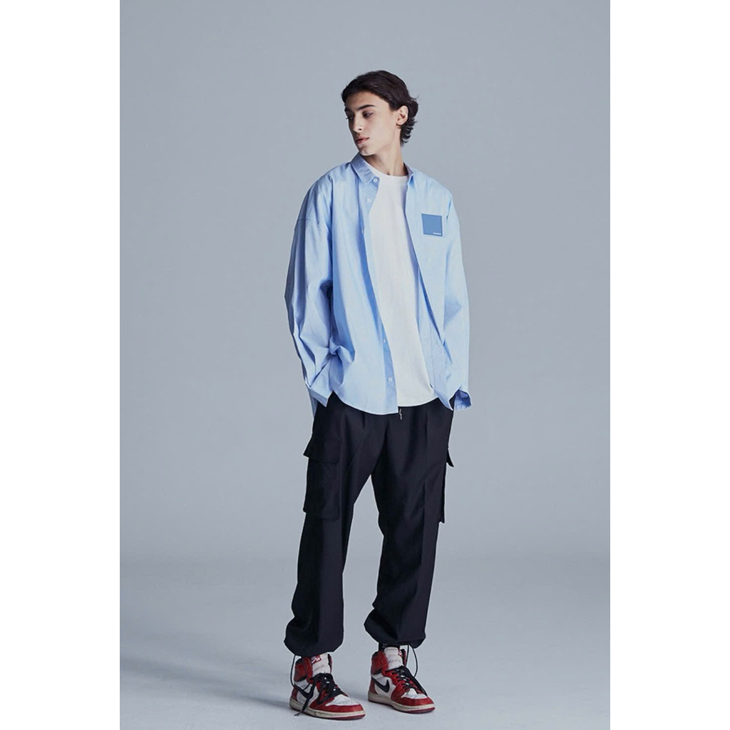 Quần Cargo Túi Hộp Nam Kaki Mềm Ống Rộng Hàn Quốc Form Suông Streetwear