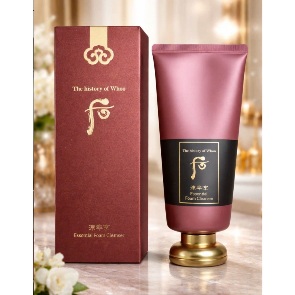 V25_Sữa Rửa Mặt The History of Whoo Jinyulhyang Essential Foam Cleanser 180ml