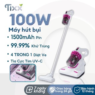 TIXX Máy hút bụi cầm tay 100W công suất pin 1500m Ah máy hút bụi giường nệm Bảo hành 1 năm