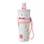 Cốc Giữ Nhiệt Có Nút Bịt Hình Gấu Trúc Tặng Kèm Móc Khoá Dung Tích 700Ml siêu dễ thương