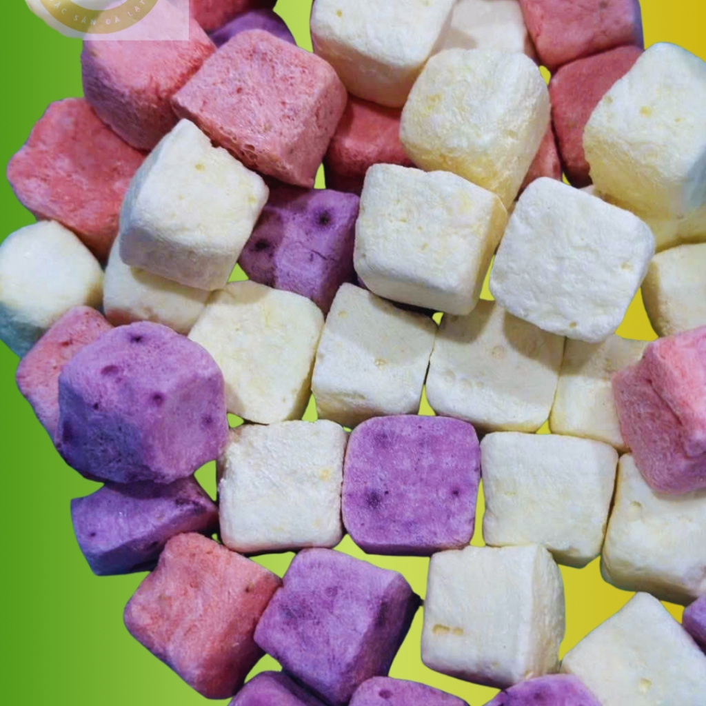 SỮA CHUA SẤY THĂNG HOA MIX VỊ LOẠI 1 AMAI - VIÊN SỮA CHUA KHÔ TAN TRONG MIỆNG ĐỒ ĂN VẶT DINH DƯỠNG