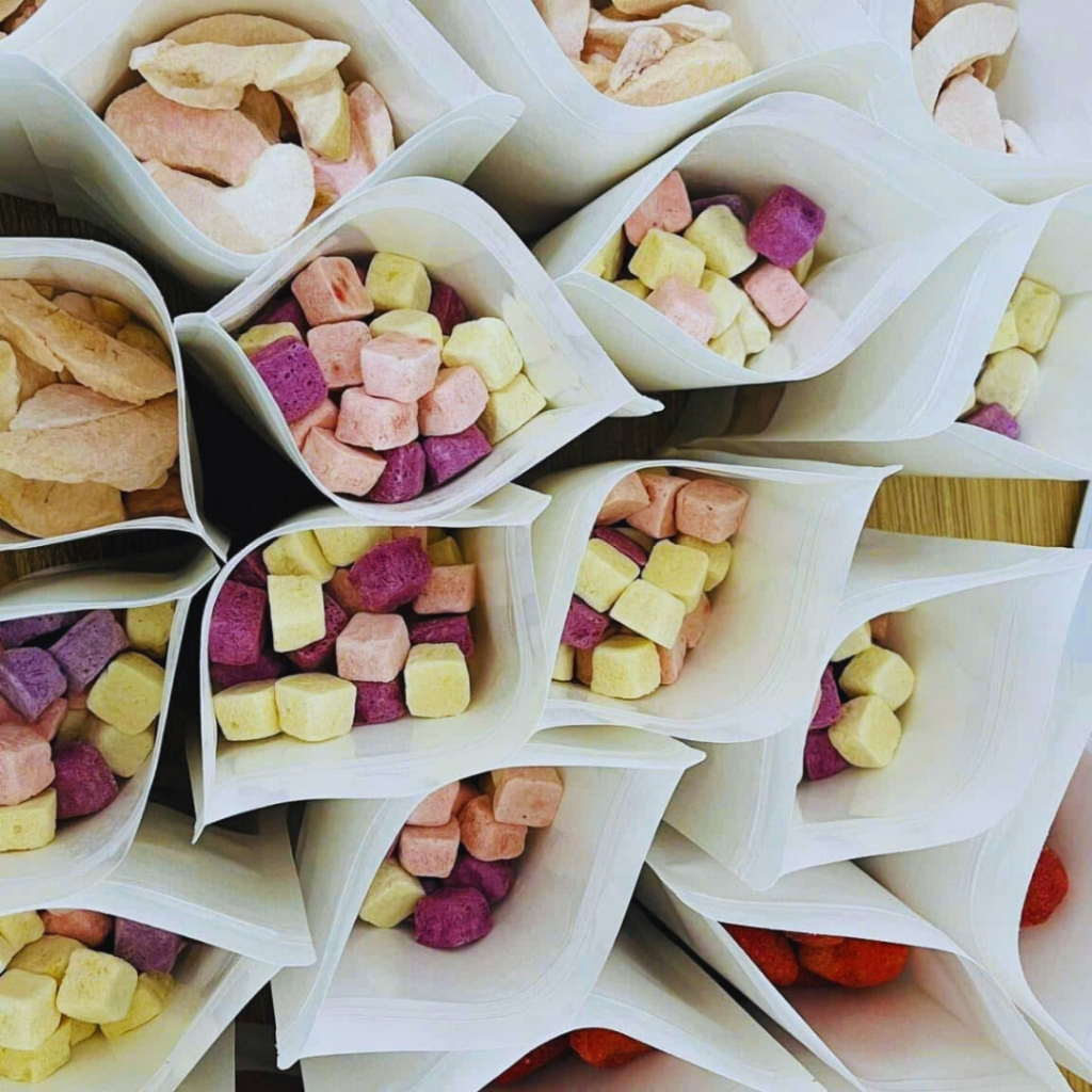 SỮA CHUA SẤY THĂNG HOA MIX VỊ LOẠI 1 AMAI - VIÊN SỮA CHUA KHÔ TAN TRONG MIỆNG ĐỒ ĂN VẶT DINH DƯỠNG