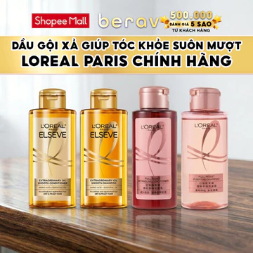 [MINISIZE] Dầu gội, Dầu xả ngăn ngừa & giảm gãy rụng tóc, giúp tóc chắc khỏe LOreal Paris Elseve Full Resist 80ml