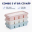 Combo 5 Vỉ Đá Có Nắp / Vỉ 8 Viên – Nhựa PP Cao Cấp Có Nắp Đậy Tiện Lợi.