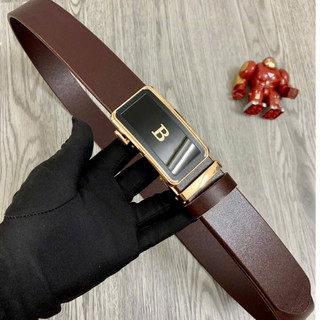 Thắt lưng dây nịt nam khóa tì gạt tự động siêu tiện dụng bản 3.5cm