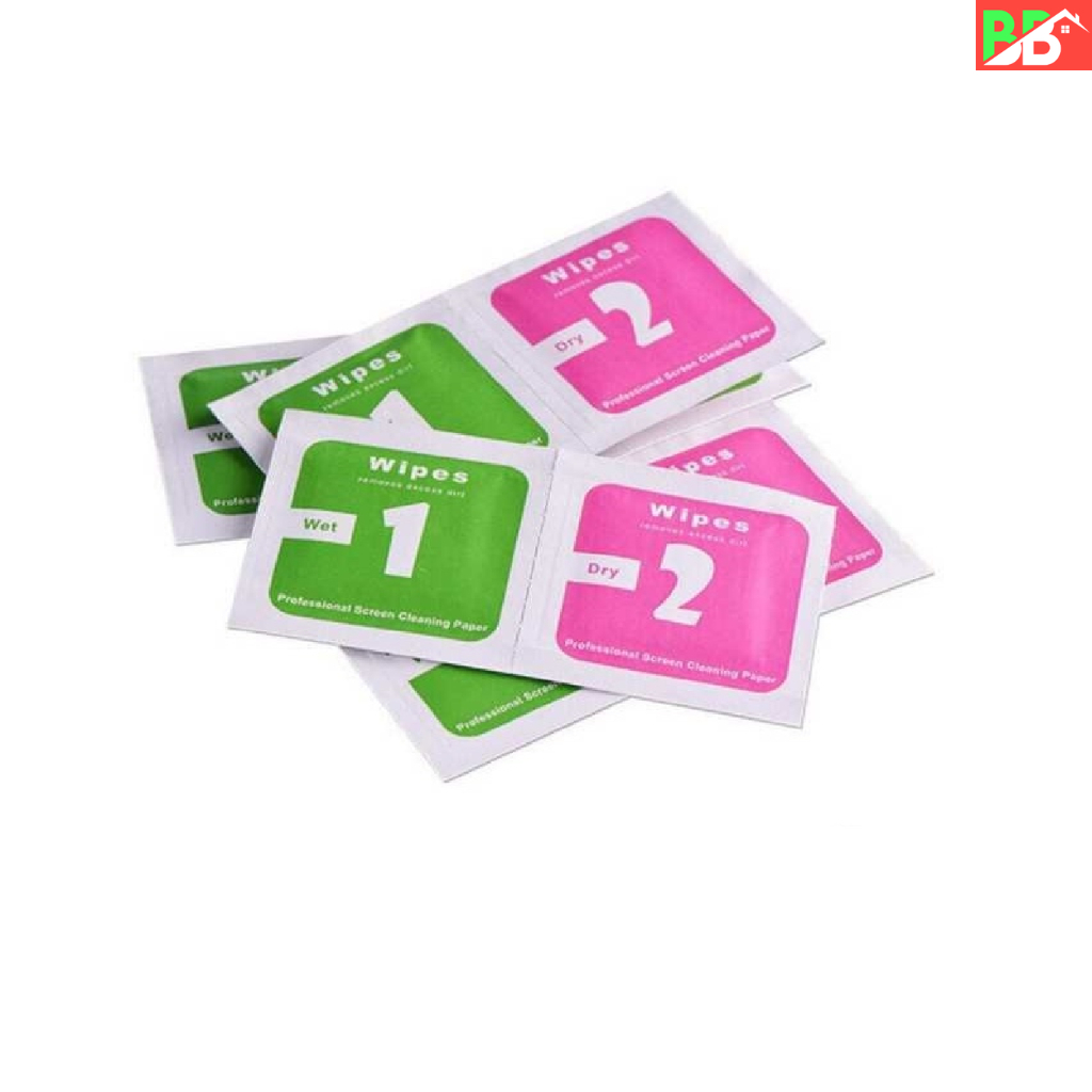 [QUÀ TẶNG GIẤY LAU 1 ] Khăn Lau 1 và 2 Miếng Lau Vệ Sinh Màn Hình Điện Thoại