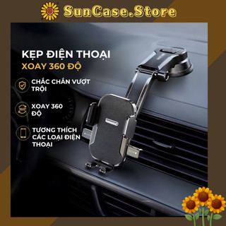 Giá Đỡ Điện Thoại Xe Hơi Xe Ô Tô Cao Cấp Đa Năng Xoay 360 Độ Chắc Chắn Chống Rung Lắc ( kệ ô tô )