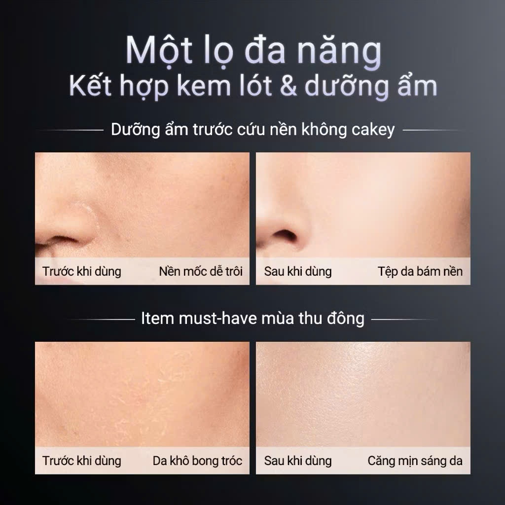 Kem lót CARSLAN dưỡng ẩm giúp lớp nền lâu trôi không gây mốc nền 35g | NHÍM HOUSE