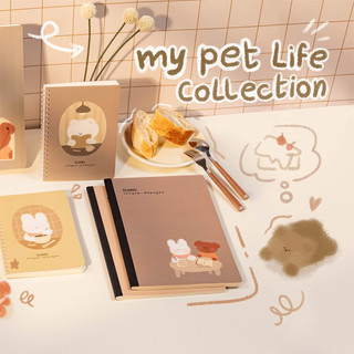 KLONG Vở Kẻ Ngang May Dán Gáy InviDot Line My Pet Life B5 80 trang 100/76; MS: 224 ♥ 100gsm Giấy dày dặn