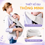 Địu Ngồi Gấp Gọn Jumysie F8 Flyknit 5D, Bệ Hợp Kim Nhôm Góc 145°, Đai Hông 14cm, Bé 0–36 Tháng — ảnh 2