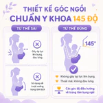 Địu Ngồi Gấp Gọn Jumysie F8 Flyknit 5D, Bệ Hợp Kim Nhôm Góc 145°, Đai Hông 14cm, Bé 0–36 Tháng — ảnh 6