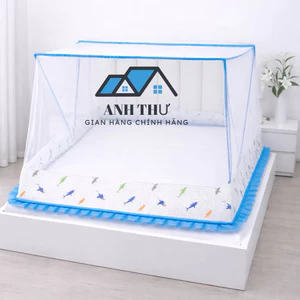 Mùng gấp thông minh gấp gọn cải tiến khớp điều hướng chắc chắn. Đủ kích thước m2, m4, m6, m8, 2m2