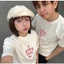 Áo Thun I LOVE YOU BABY Thêu Nổi Form Regular Nam Nữ Cổ Tròn 100% Cotton