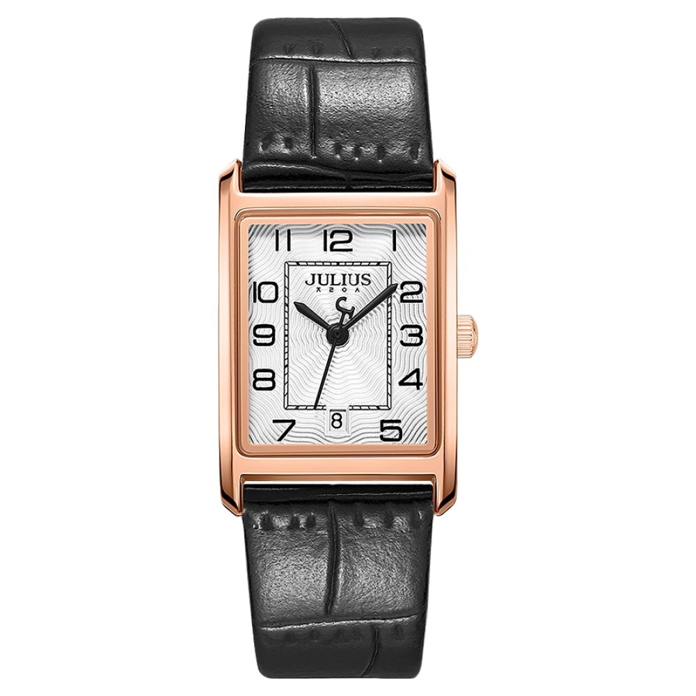 Đồng Hồ Nữ JA-1494L Julius Hàn Quuốc Dây Da (2 màu)