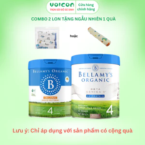 Sữa Hữu Cơ Bellamy’s Organic Đạm A2 / 8 HMO (800g) – Tăng Đề Kháng, Dễ Hấp Thu
