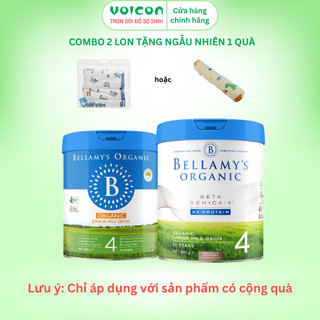 Sữa Hữu Cơ Bellamy’s Organic Đạm A2 / 8 HMO (800g) – Tăng Đề Kháng, Dễ Hấp Thu