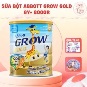 Sữa Abbott Grow Gold 6+ 800g Chính Hãng | Hỗ Trợ Phát Triển Chiều Cao, Trí Não Cho Trẻ Từ 6 Tuổi
