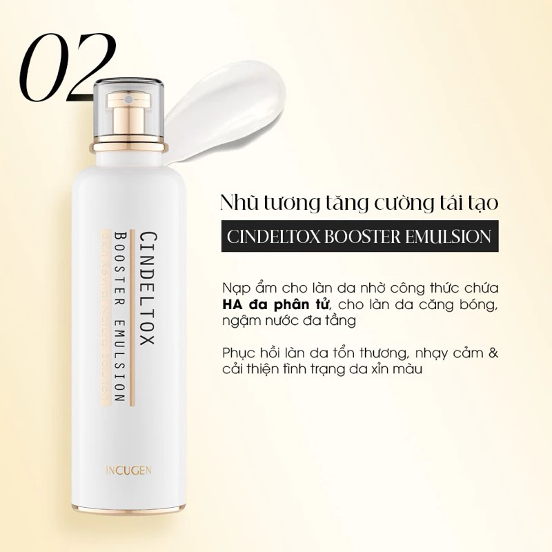 Nhũ Tương, Kem Dưỡng Cindeltox White Cream Chuẩn Hàn Quốc Dưỡng Trắng Da Căng Bóng - Ever Queen