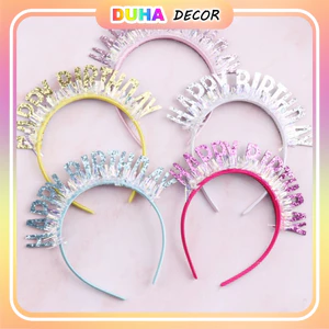 Bờm Tóc, Băng Đô Cài Happy Birthday DUHA 003