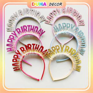 Combo 5 Bờm Sinh Nhật Happy Birthday - Trang Trí Sinh Nhật DUHA 003