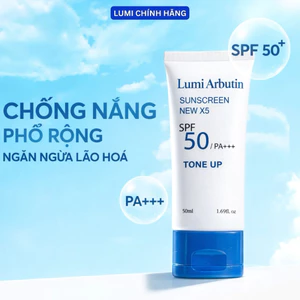 Kem Chống Nắng Lumi Arbutin Sunscreen New X5 – Bảo Vệ Da Hằng Ngày, Dưỡng Da Mịn Sáng
