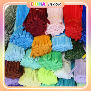 Set 500 Cành Kẽm Nhung Loại 1 Dày 7,5-8mm, Dày Mịn Nhiều Màu Sắc, Làm Handmade, Làm Hoa, Làm Búp Bê DUHA 005