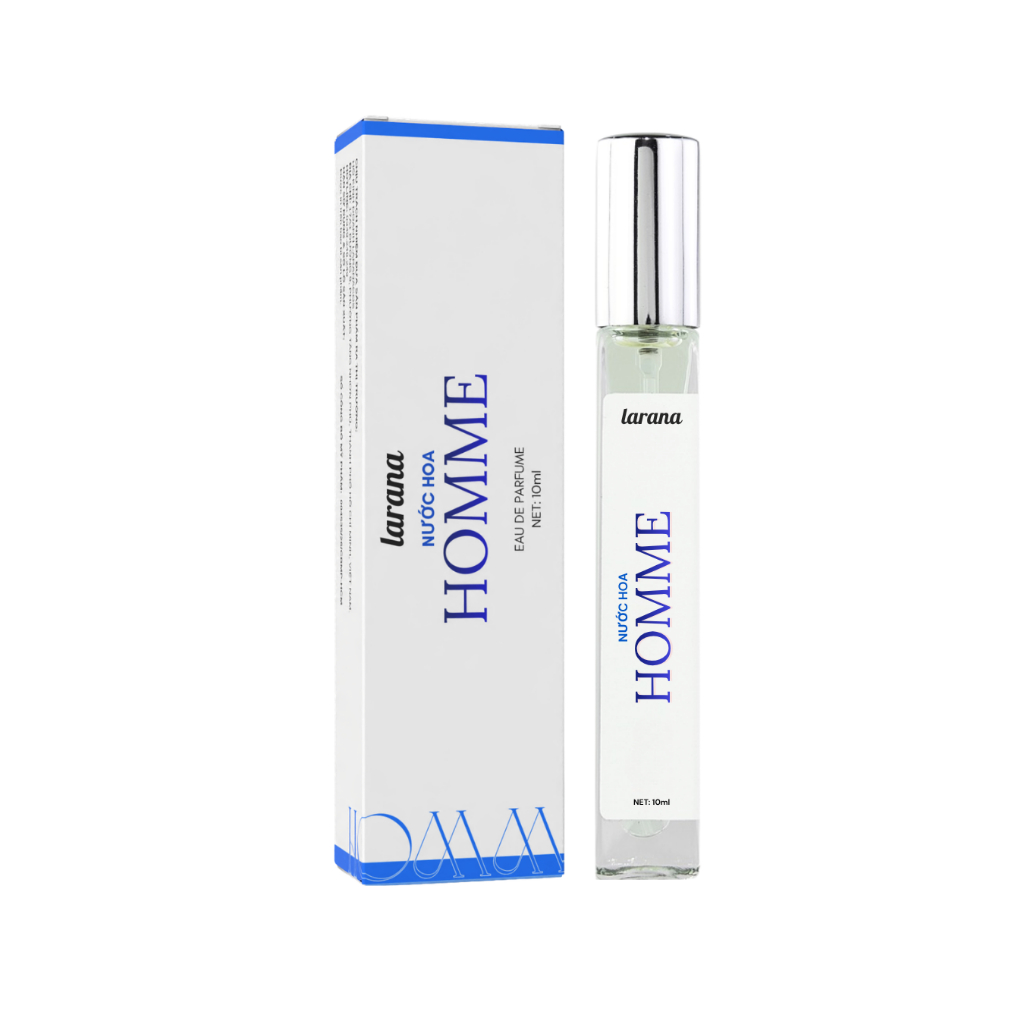 Nước hoa nam Homme Thương hiệu Larana nam tính sang trọng tinh tế cuốn hút dung tích 10ml/50ml