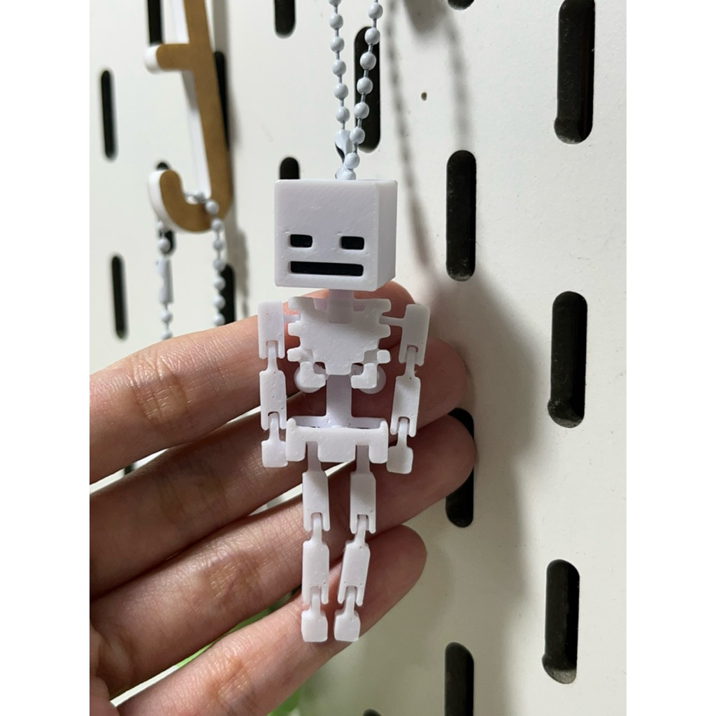 Móc Khóa Minecrraft Flexi In 3D Mini Có Khớp Cử Động Dễ Thương