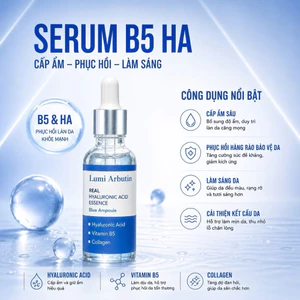 Serum Lumi Arbutin Hyaluronic Acid B5 – Cấp Ẩm Sâu, Giúp Da Mềm Mịn Và Tươi Sáng 20ml