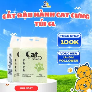 Cát Mèo Đậu Nành Cat Cưng Mùi Hương Đa Dạng 6L/2,2Kg - Ít Bụi, Vón Tốt, Khử Mùi
