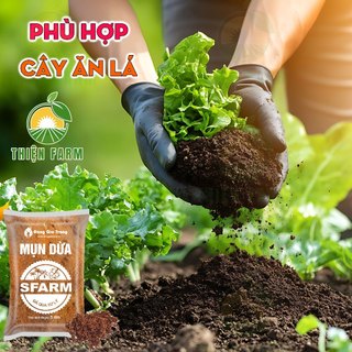 Mụn Xơ Dừa trồng cây THIỆN FARM Bao 5dm3, Sfarm, phân bón hữu cơ, giữ ẩm, cải tạo đất