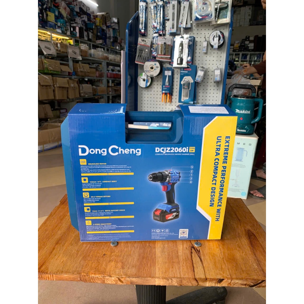 DCJZ2060i Máy Khoan Pin 20V Lực 60Nm Không Chổi Than Chính Hãng Dongcheng Việt Nam