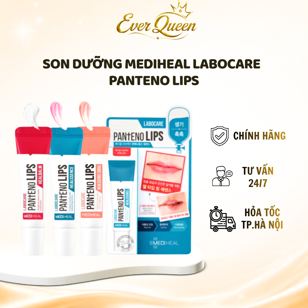 Son Dưỡng MEDIHEAL LABOCARE PANTENO LIPS Giúp Làm Mềm Và Giảm Thâm Môi - Ever Queen