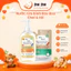 Nước rửa bình tạo bọt BZU BZU dịu nhẹ, chiết xuất thực vật