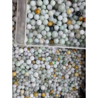Tổng hợp hạt lẻ ngọc phỉ thuý băng myanmar tuyp A đủ màu khách đặt trong phân loại shop giao đúng như hình