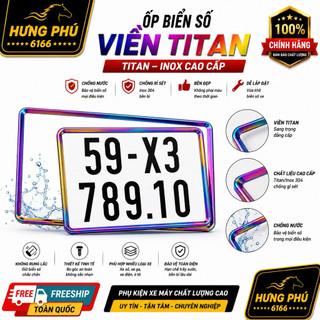 Bộ ốp biển số xe máy