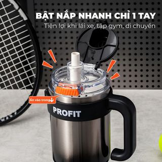 Bình Nước Giữ Nhiệt Cao Cấp ANREE 1250ml - Inox 316 Có Tay Cầm, Lõi Lọc Trà - Giữ Nhiệt Nóng, Lạnh, Vừa Khay Cốc Ô Tô