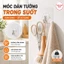 Combo 100 cái móc dán tường trong suốt siêu dính, Chịu lực cực nặng