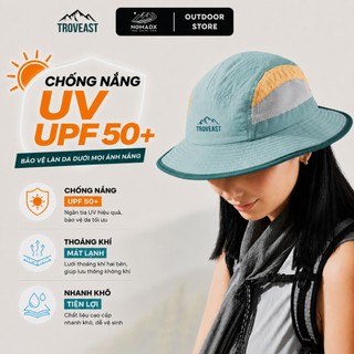 Mũ nón nữ bucket vành rộng chạy trail chạy bộ leo núi dã ngoại camping  TROVEAST siêu nhẹ thoáng khí nhanh khô