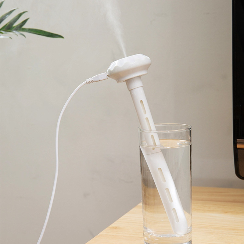 máy phun sương, mini máy phun sương tạo ẩm, bông lọc máy tạo ẩm, có đèn ngủ led 7 màu
