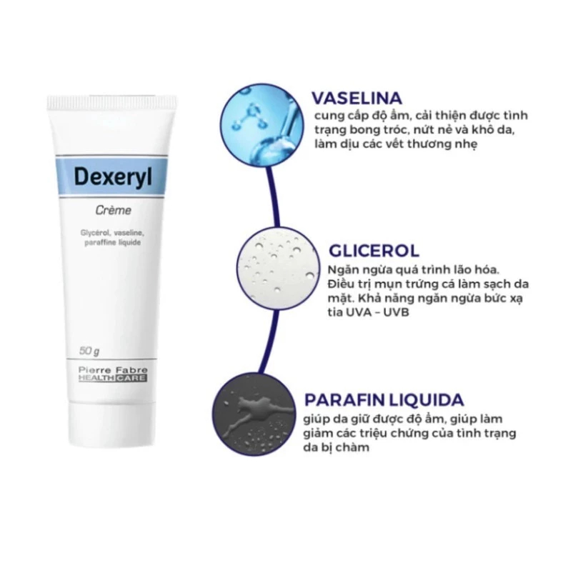 DATE 10.2027 Kem Dưỡng Dexeryl Cream Hyaluronique Pháp Dưỡng Ẩm, Dưỡng Da Cho Da Khô, Nứt Nẻ - Ever Queen